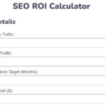 SEO ROI calculator