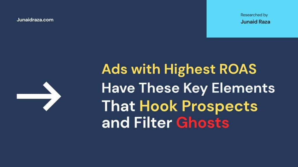 Ads with Highest ROAS Have These Key Elements That Hook Prospects and Filter Ghosts