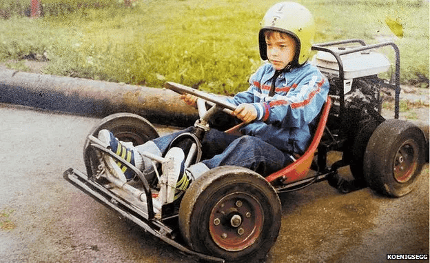 christian von Koenigsegg childhood