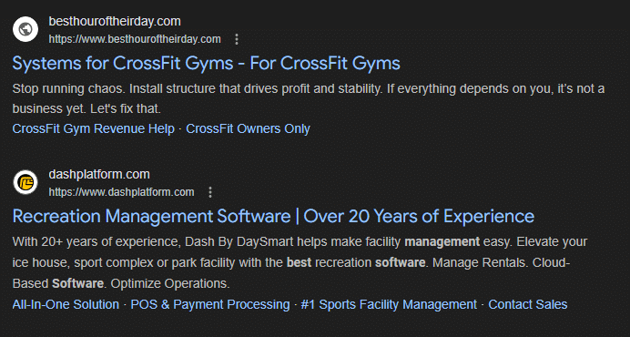 best gym software ads
