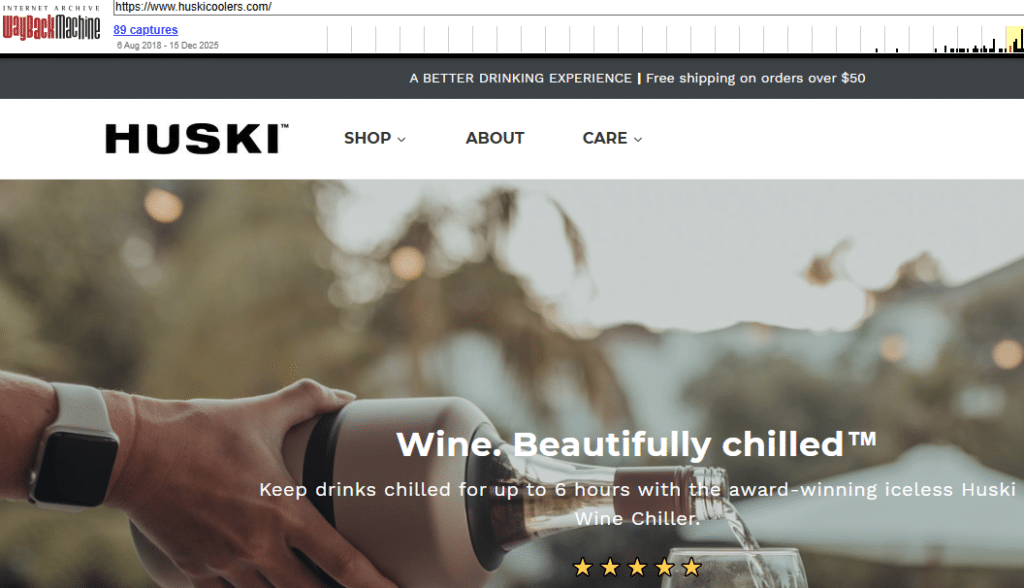 huski way back machine image
